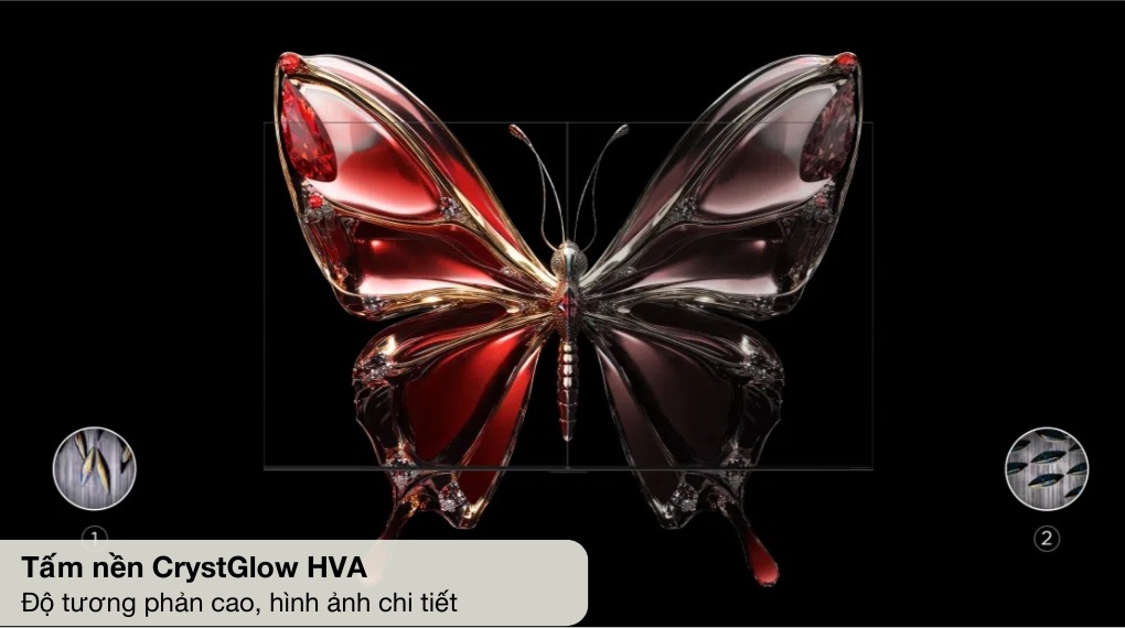  tấm nền CrystGlow HVA